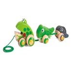 Hape Pull Along Frog Family Anti-rollover Wheels Toddler Push And Toys. Fixed Price $48.86.