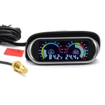 Byyouiv 2-IN-1 Water Temperature & Voltage Gauge Kit For Car, Boat, Truck,.... Fixed Price $21.82.