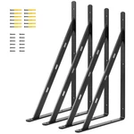 Aluminum Alloy 20 Inch 12 Heavy Duty Shelf Bracket Max Load 360. Fixed Price $85.64.