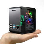 Electrocookie Raspberry Pi 4 Case, Aluminum Mini Tower With Cooling Fan And. Fixed Price $43.09.