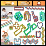 50PCS Wacky Tracks Fidget Toys - 24 Links Snap & Click Sensory Snake Puzzles, St. Fixed Price $43.99.