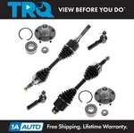 Trq 6 Piece Steering Suspension Kit Cv Axles Wheel Bearings Hubs Outer Tie Rods. Fixed Price $224.95.