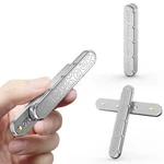 Edc Fidget Slider Metal Toys Adults For 2.75*0.39*0.39 Inches, Silver. Fixed Price $13.94.