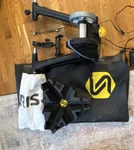 Saris Electromagnetic Indoor Bike Trainer Foldable W/ Riser Block, Mat, Axle. Fixed Price $57.50.