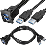 Dkardu Square Panel Mount Cable, Dual Feet (1 Meter),. Fixed Price $23.07.