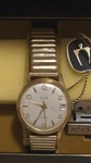 Vintage Elgin Watch Needs Battery, Made Hong Kong Waterproof Stainless Steel. Fixed Price $125.00.