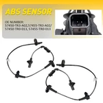 Pair 57455-TR3-A02 Abs Wheel Speed Sensor Front Rh+lh For 2012-2015 Honda Civic. Fixed Price $18.99.