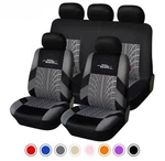 Car Seat Covers Set Universal Fit With Embroidery Tire Design Protector Auto. Fixed Price $33.64.