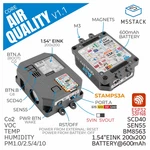 M5STACK Official Air Quality Kit V1.1 W/ M5STAMPS3A (SEN55, SCD40). Fixed Price $138.11.