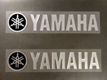 Yamaha Motor Engine Decals Stickers Raised Domed 3D Gel. Fixed Price $119.00.