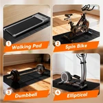 Bike Mat Compatible Peloton Trainer Non-slip Shock Absorbing Gym Floor Indoor. Fixed Price $34.80.