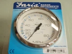 Speedometer Faria 4" Chesapeake White Stainless Bezel 678-33819 80MPH Boat Parts. Fixed Price $123.99.
