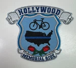 Hollywood Memorial Ride Police Sheriff Bike Bicycle Patch C3. Fixed Price $9.99.