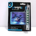 Gobrightz Bike Frame Light With Led Glow, Blue - Mounted. Fixed Price $10.00.