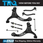 Trq 8 Pc Kit Control Arm Ball Joint Sway Bar Link Tie Rod End Lh Rh For Santa Fe. Fixed Price $224.95.