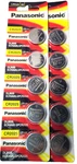 Panasonic 10PK 3V Lithium (great Exp 2034) DL2025 ECR2025 Free Ship&trak. Fixed Price $5.30.