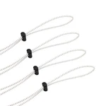 Oumers 4PC Bungee Goggle Strap Kit, Tapered End Swimming Pack, White-black. Fixed Price $10.10.