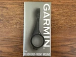 Garmin Edge Flush Out-front Mount Black One Size 010-13152-00. Fixed Price $39.00.