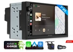 Eonon UX7A Android 14 Double 2DIN 7" Ips Stereo Radio Gps Carplay Wifi Touch. Fixed Price $181.54.