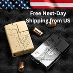 Folding Metal Fidget Gun Edc Toy With Shell Ejection, Adhd Anxiety Relief Tool. Fixed Price $32.00.