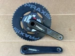 Sram Carbon Gxp Road Bike Crankset, Srm Power Meter, 175MM 53/39 130BCD. Fixed Price $175.00.