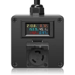 Zuomeng Power Meter With Color Lcd Display And Nema L6-30 Plug, Black. Fixed Price $63.09.