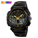 Mens Watch Army Military Alarm Analog Digital Waterproof Sport Wrist Skmei 1270. Fixed Price $19.17.