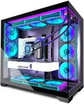 Ansaite K9 Pc Case: Mid-tower, Pwm Argb Fans, Tempered Glass, Usb-c, 420/360MM. Fixed Price $143.52.