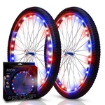 2-TIRE Pack Led Bike Wheel Lights With Batteries Included, Get 100% Brighter .... Fixed Price $35.35.