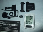 Cateye Urban Wireless Cycling Computer, White, CC-VT240W. Fixed Price $22.95.
