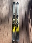 Rossignol Sender Soul Pro 160CM All-mountain Skis Black/yellow With Bindings. Fixed Price $240.00.