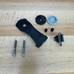 Light Use! Silca Chisela Standard 3D Printed Titanium Out Front Computer Mount. Fixed Price $76.95.
