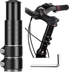 Beaugirew Bike Stem Riser 180MM 138MM Adjustable 28.6 Fork, Black -. Fixed Price $19.02.