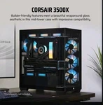 Corsair 3500X Tempered Glass Mid-tower Pc Case Black. Fixed Price $65.49.